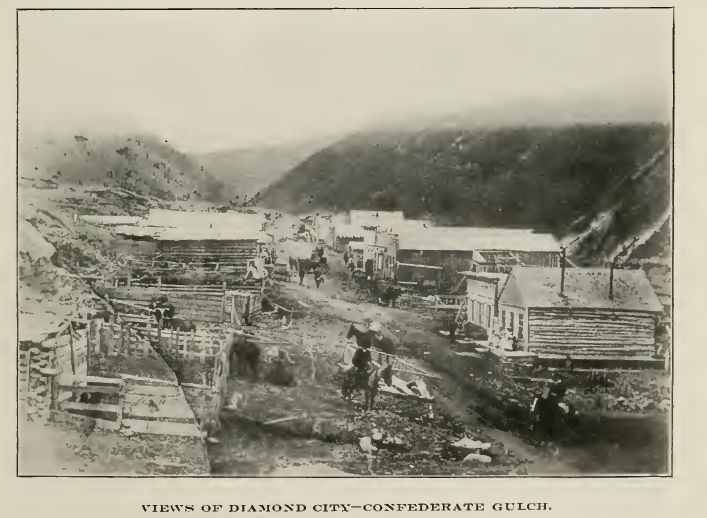 Diamond City, Montana, circa 1870